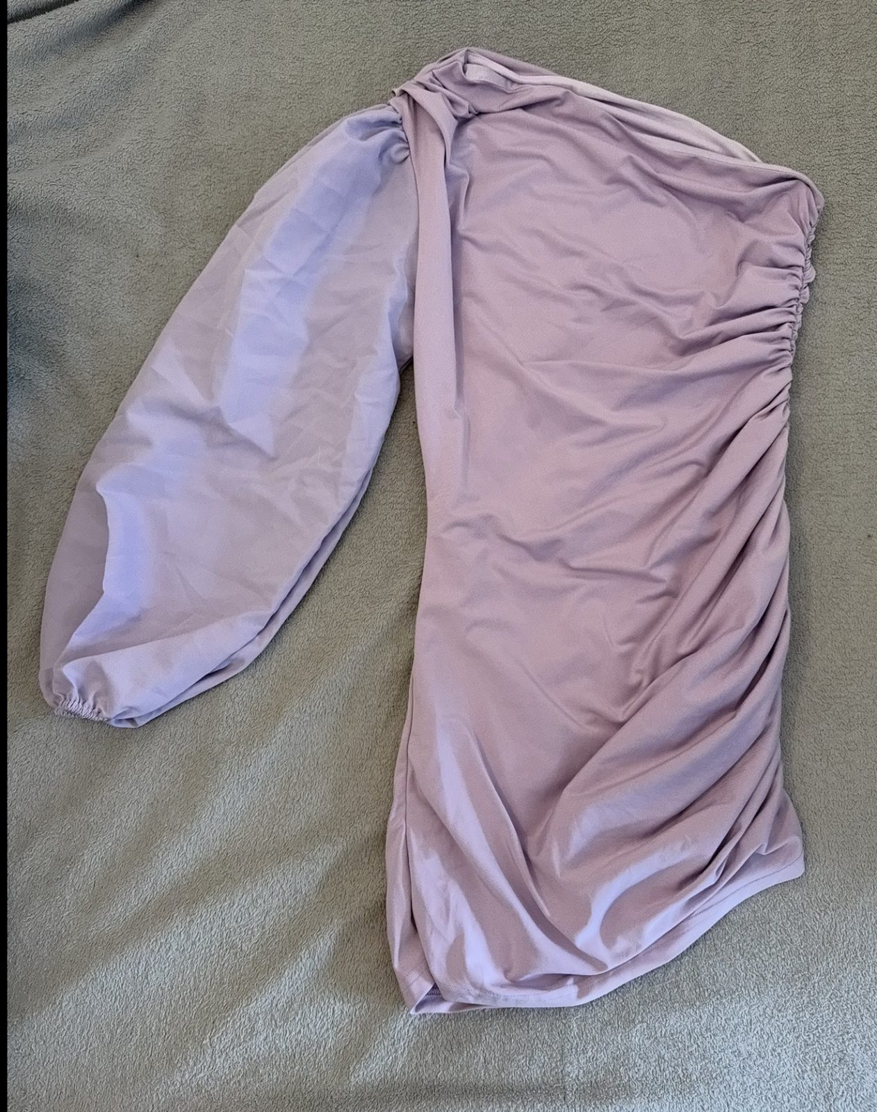 Robe courte mauve asymétrique Shein taille M