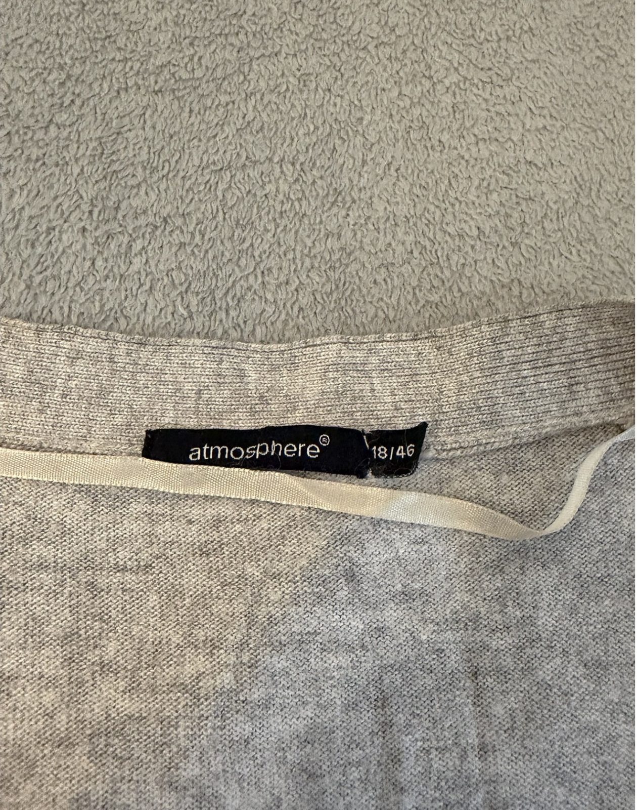 Gilet sans manches gris chiné – Atmosphere – Taille 46