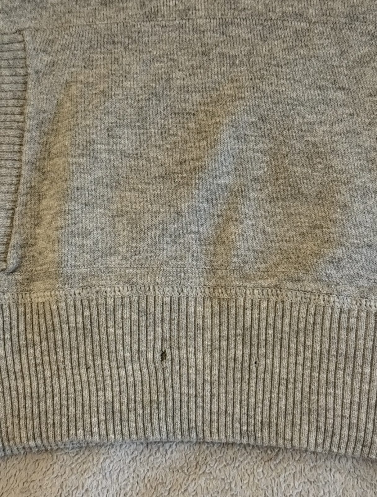 Pull à capuche gris chiné – Taille S
