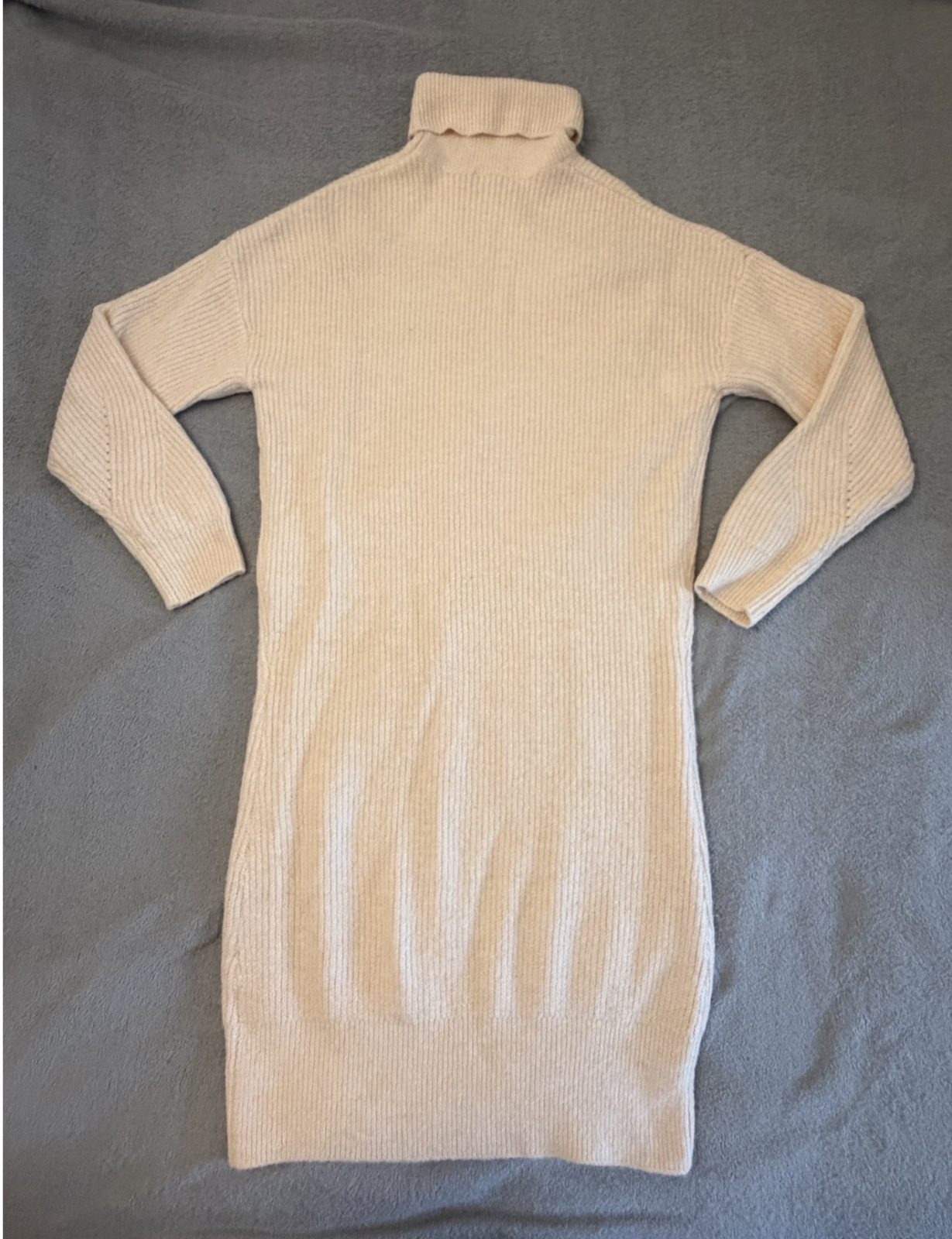 Robe pull à col roulé beige – Pimkie – Taille M