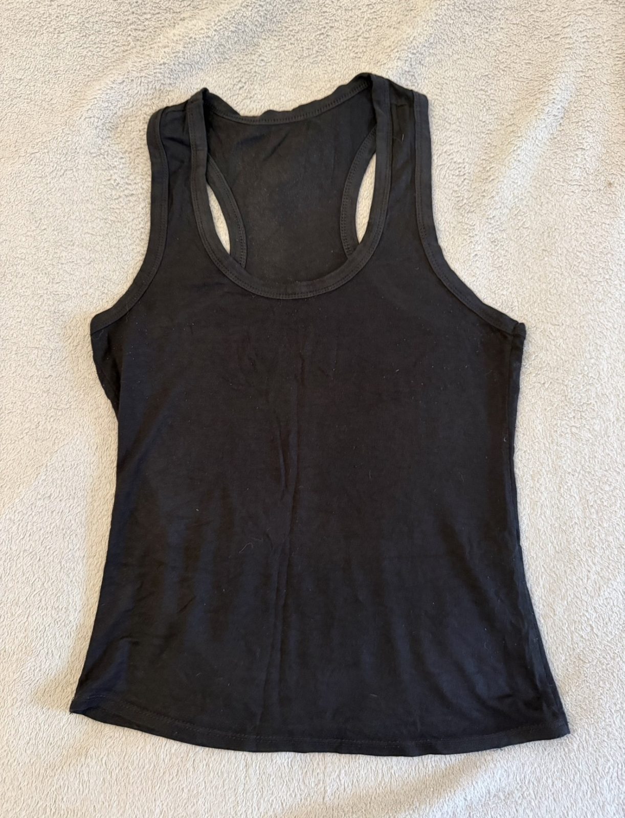 Débardeur noir femme – Dos nageur - taille M