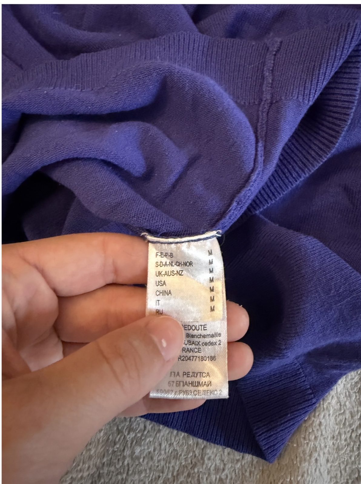 💙 Pull bleu femme – La Redoute – Taille M