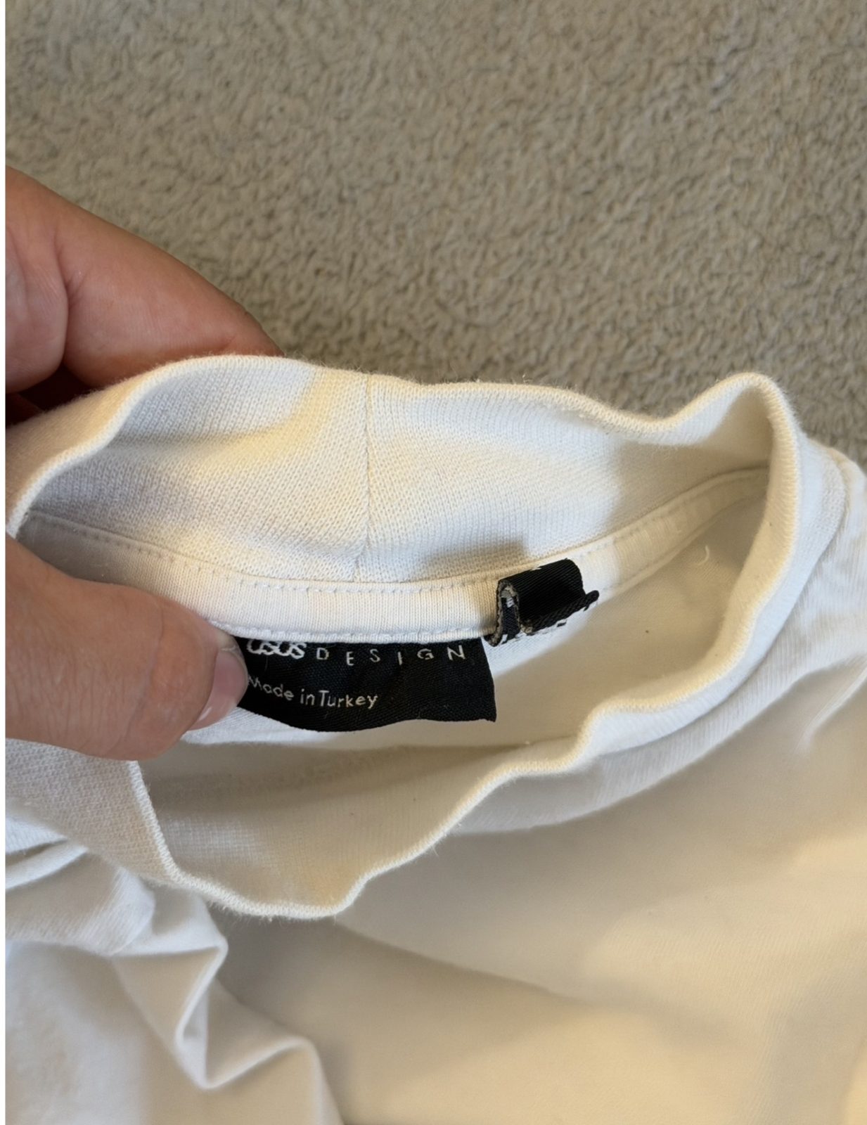 Haut blanc ASOS – Manches longues – Taille M