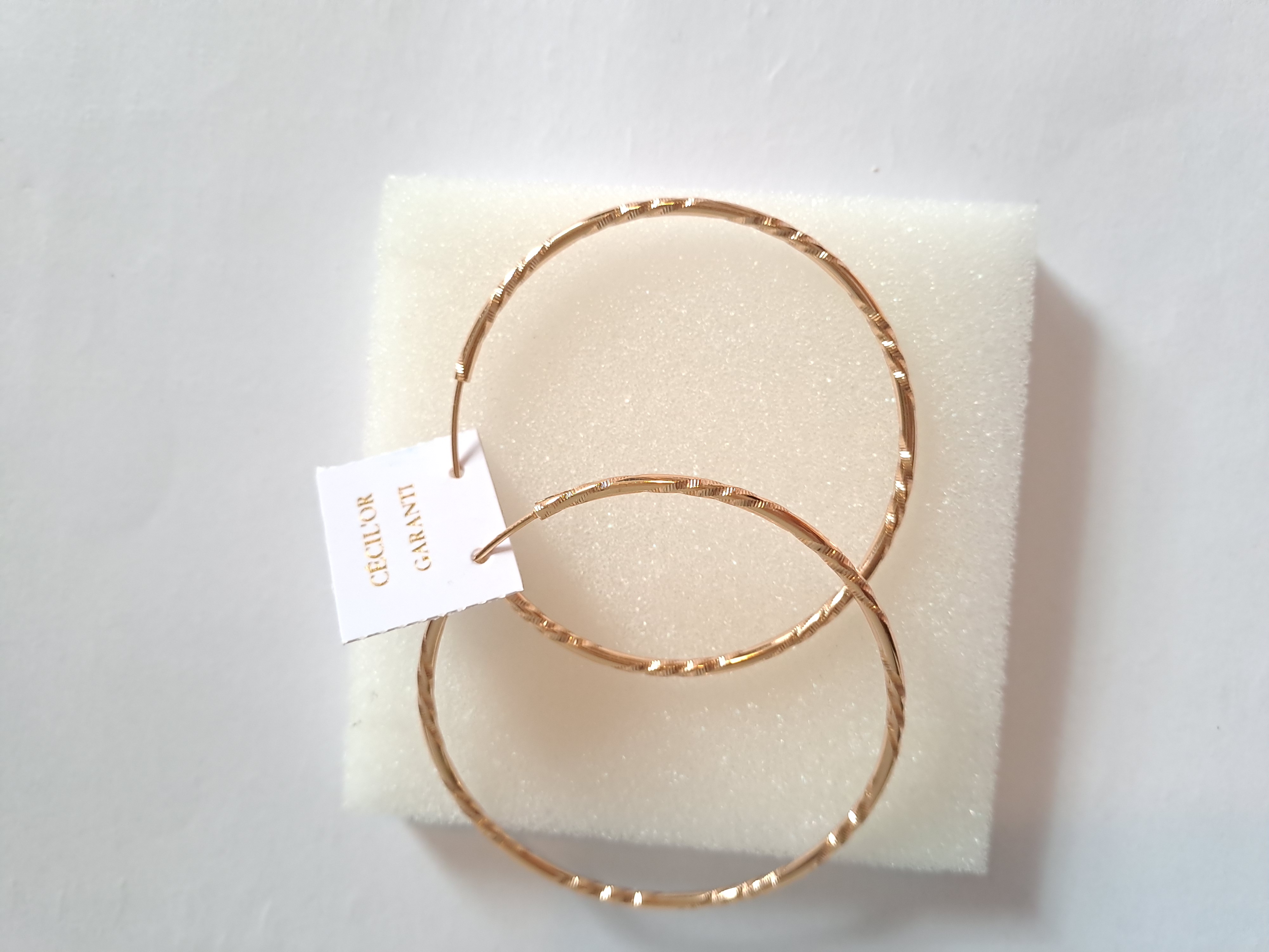 Boucle d'oreilles en acier inoxydable — La Réunion