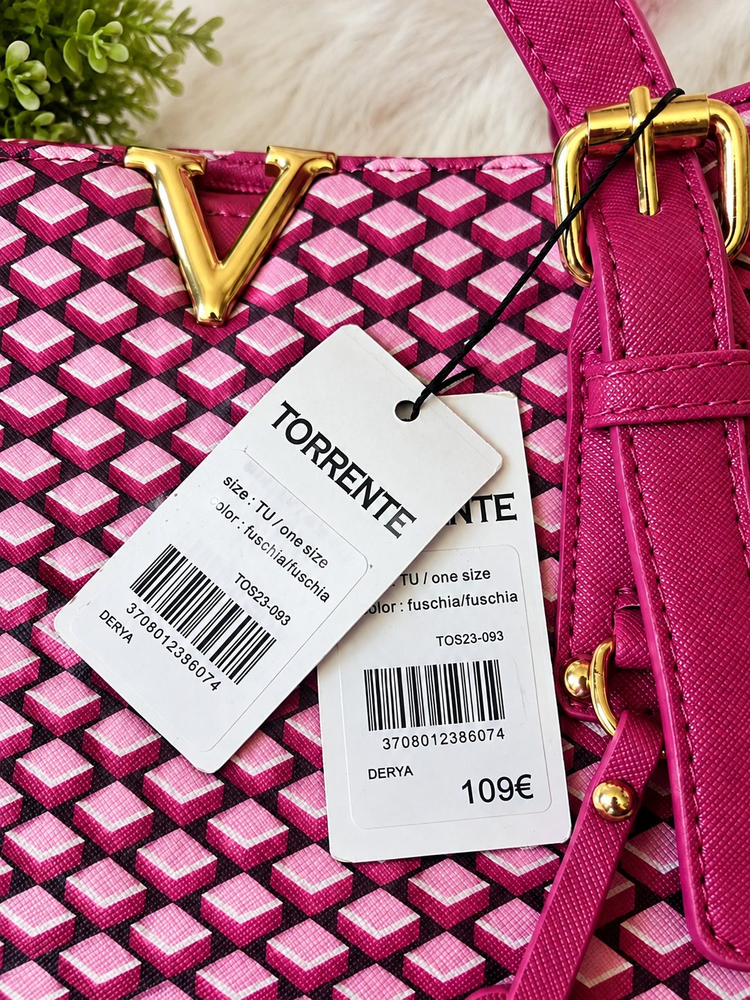 Grand sac Torrente Rose neuf