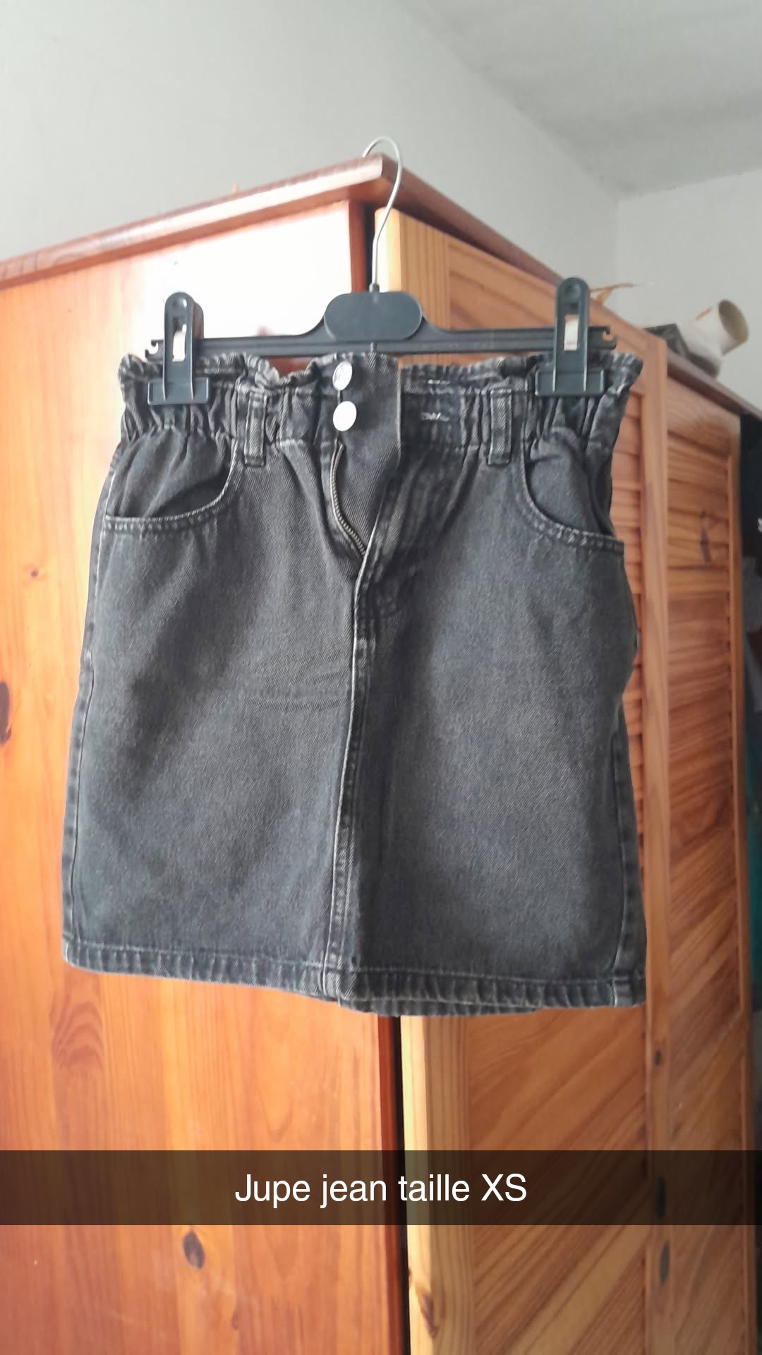 Jupe jeans noir — La Réunion