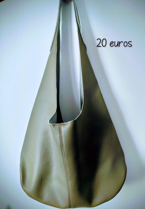 Sac à main ,simili cuir kaki NEUF — La Réunion