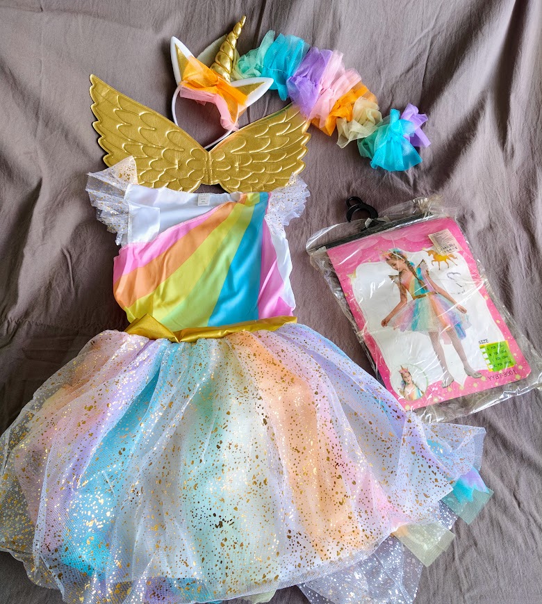 Déguisement fillette licorne NEUF — La Réunion