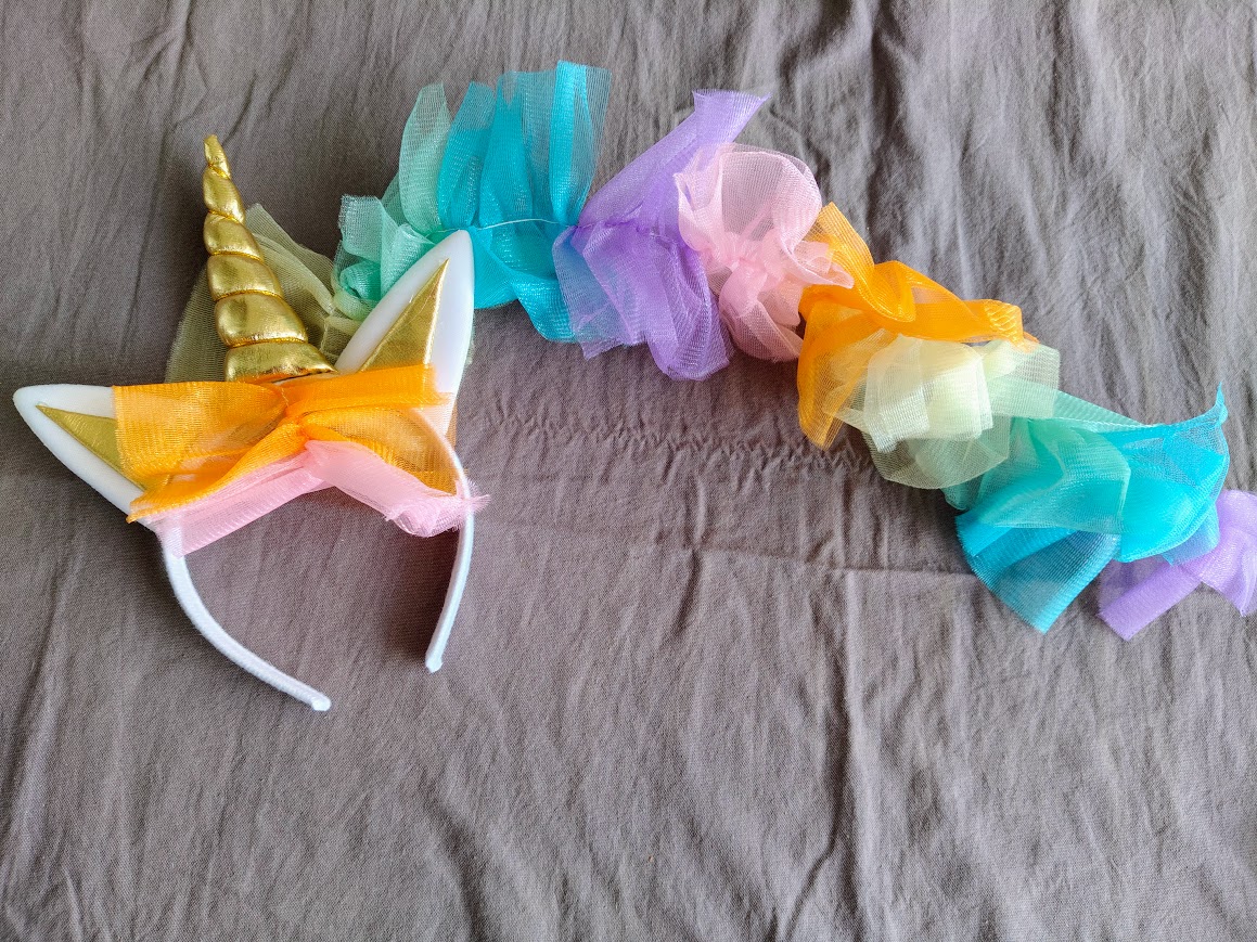Déguisement fillette licorne NEUF
