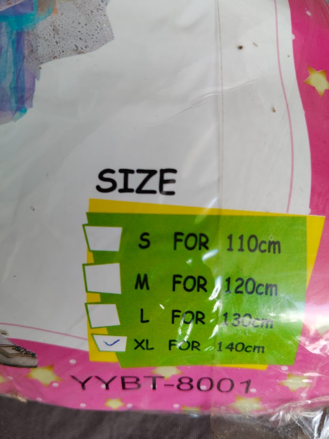 Déguisement fillette licorne NEUF