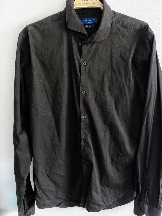 Chemise noir  HOM TS ZARA — ZARA — La Réunion