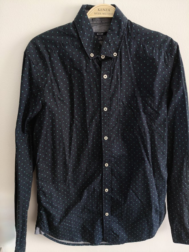 Chemise imprimé bleu marine HOM TS , KIABI — KIABI  — La Réunion