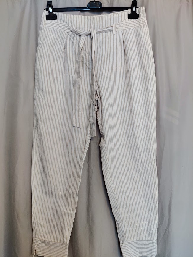 Pantalon imprimé blanc doré fem t38 LPB — LPB les petites bombes — La Réunion