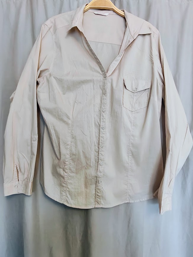 Chemise Beige Fem Camaïeu T38 — Camaïeu  — La Réunion